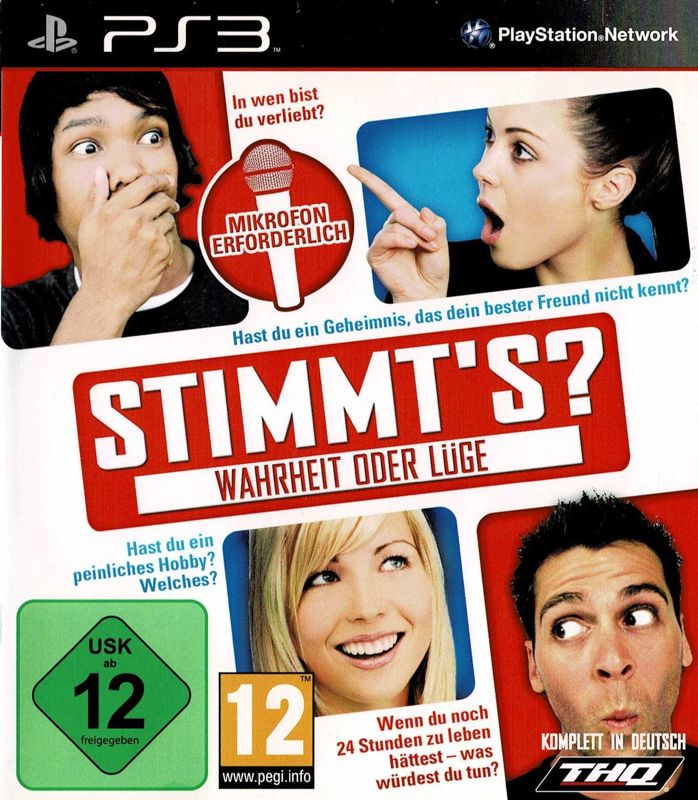 Truth or Lies box art for Wii